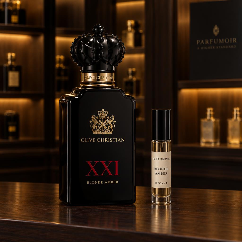 Clive Christian Blonde Amber Abfüllung — Originalflakon und Parfumoir-Abfüllung