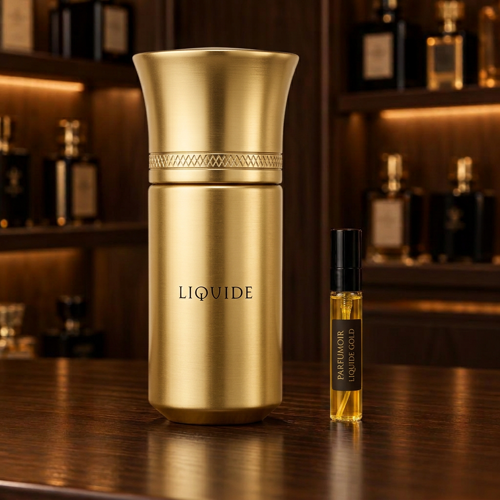Liquides Imaginaires Liquide Gold Abfüllung — Originalflakon und Parfumoir-Abfüllung
