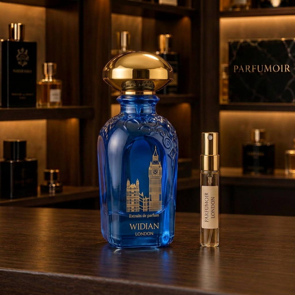 Widian London Abfüllung — Originalflakon und Parfumoir-Abfüllung